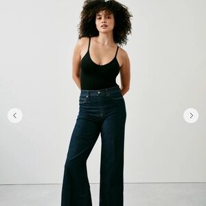 SPANX Dark Blue Flare Jeans